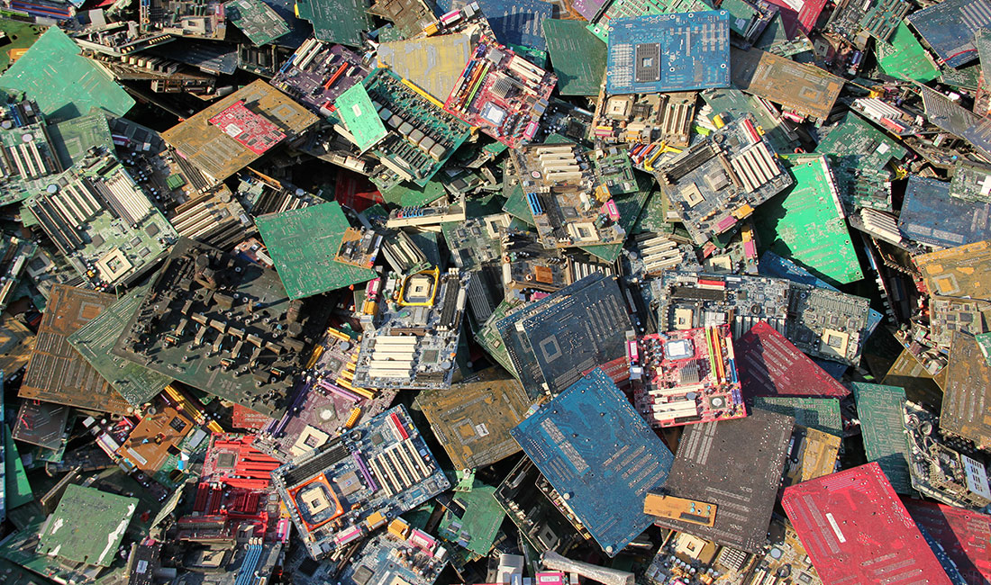 Electronic and telecommunication boards recycling